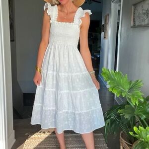 Hill House Home White Eyelet Ellie Nap Dress- medium